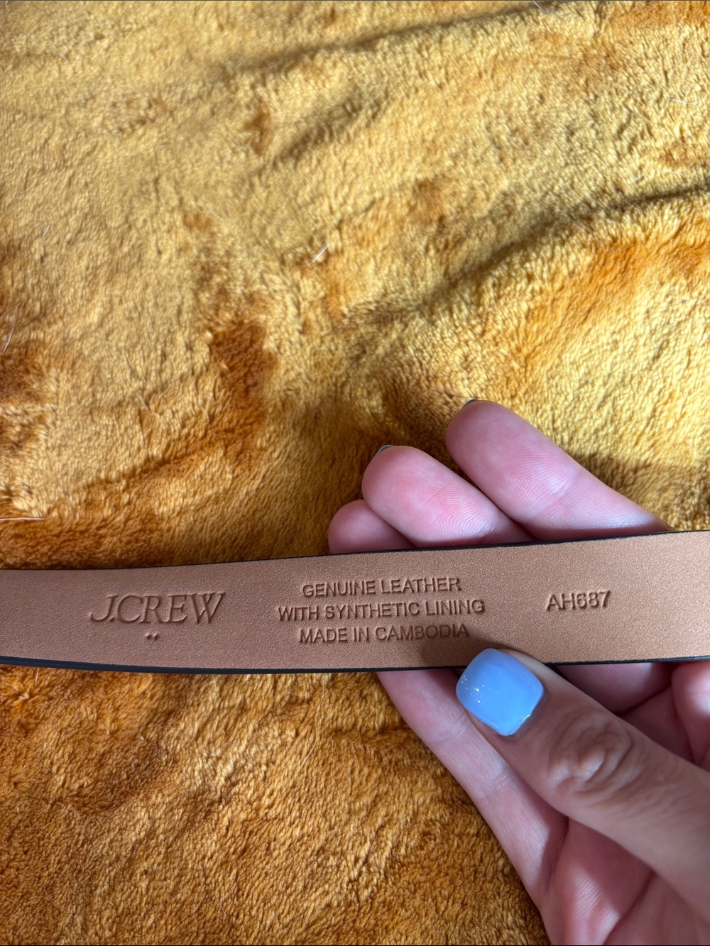 J. Crew Factory Leopard Print Leather Belt with Gold Buckle - Picture 6 of 10